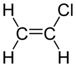 Struktur von Vinylchlorid