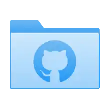 Dateiordner mit Octocatsymbol